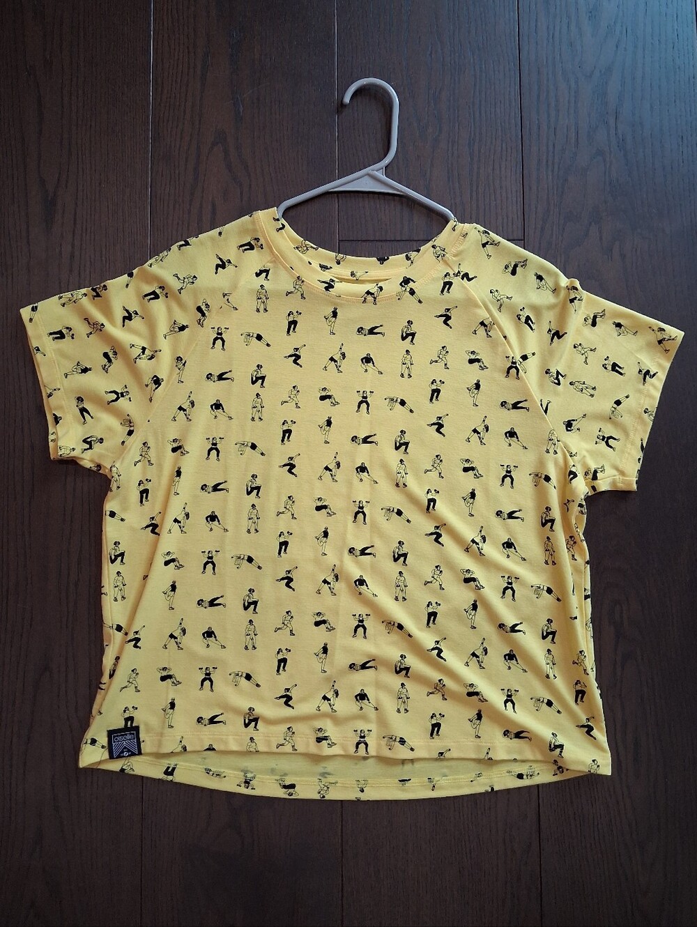 Oiselle All The Women Yellow Short-Sleeve Top